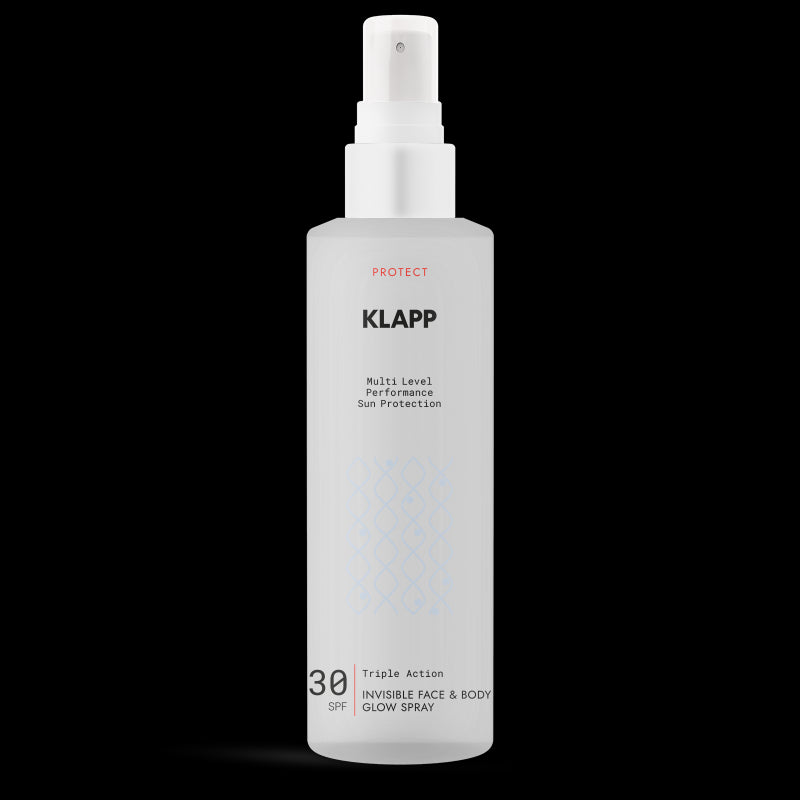 Klapp-Triple Action Invisible Face &amp; Body Glow Spray 30 SPF